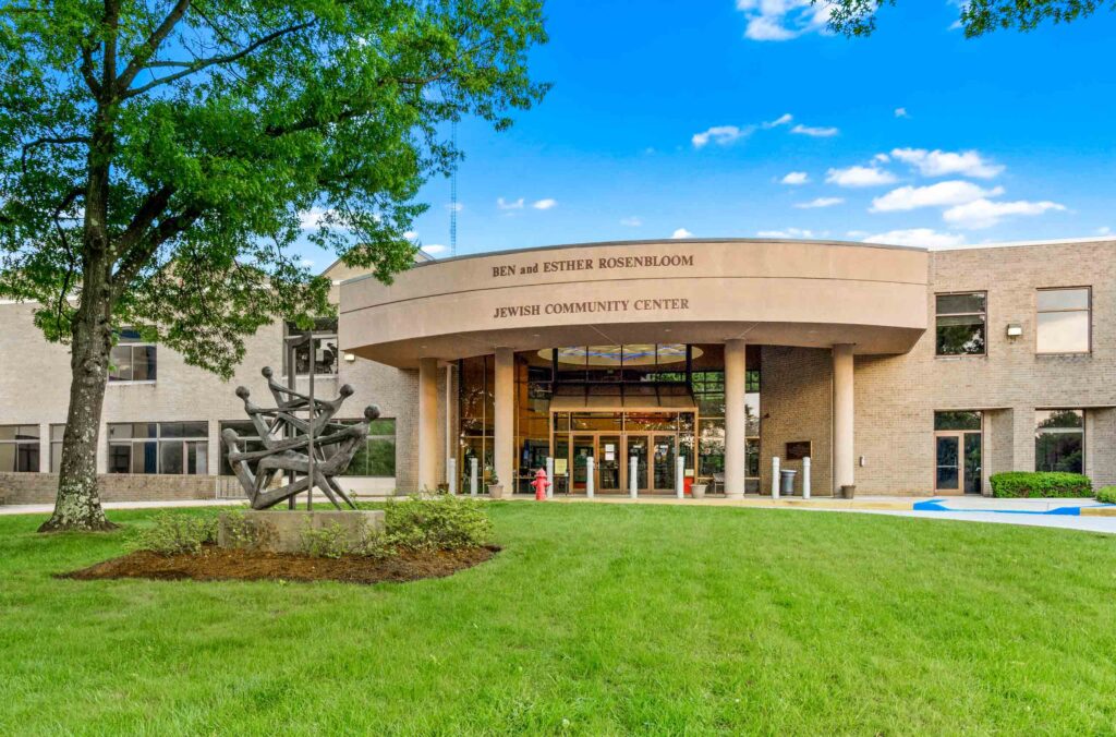 The entrance of the JCC building.