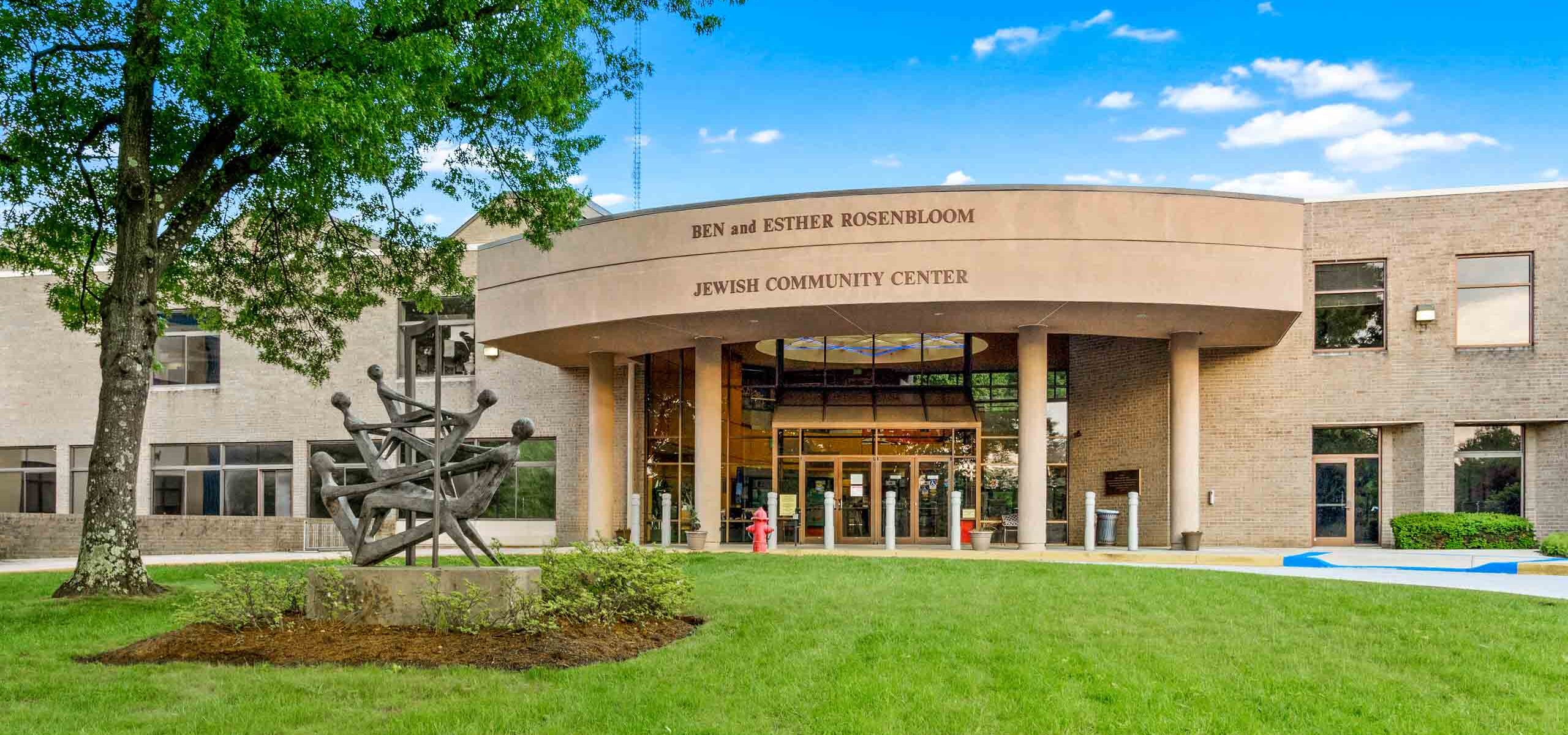 The entrance of the JCC building.