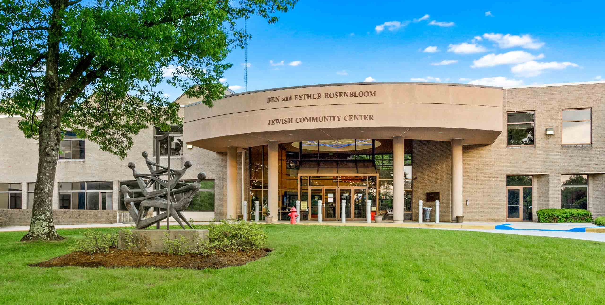 The entrance of the JCC building.