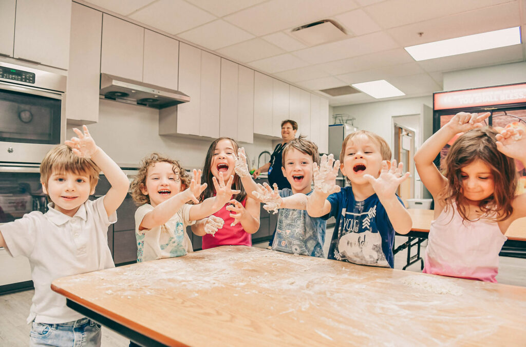 A group of happy kids.