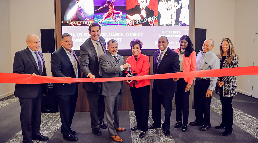 Gordon Center ribbon cutting.