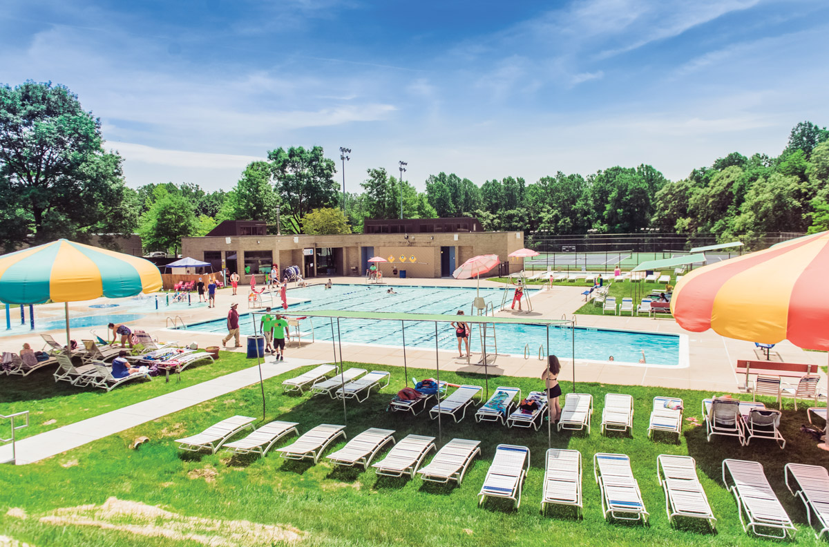 Outdoor pool.