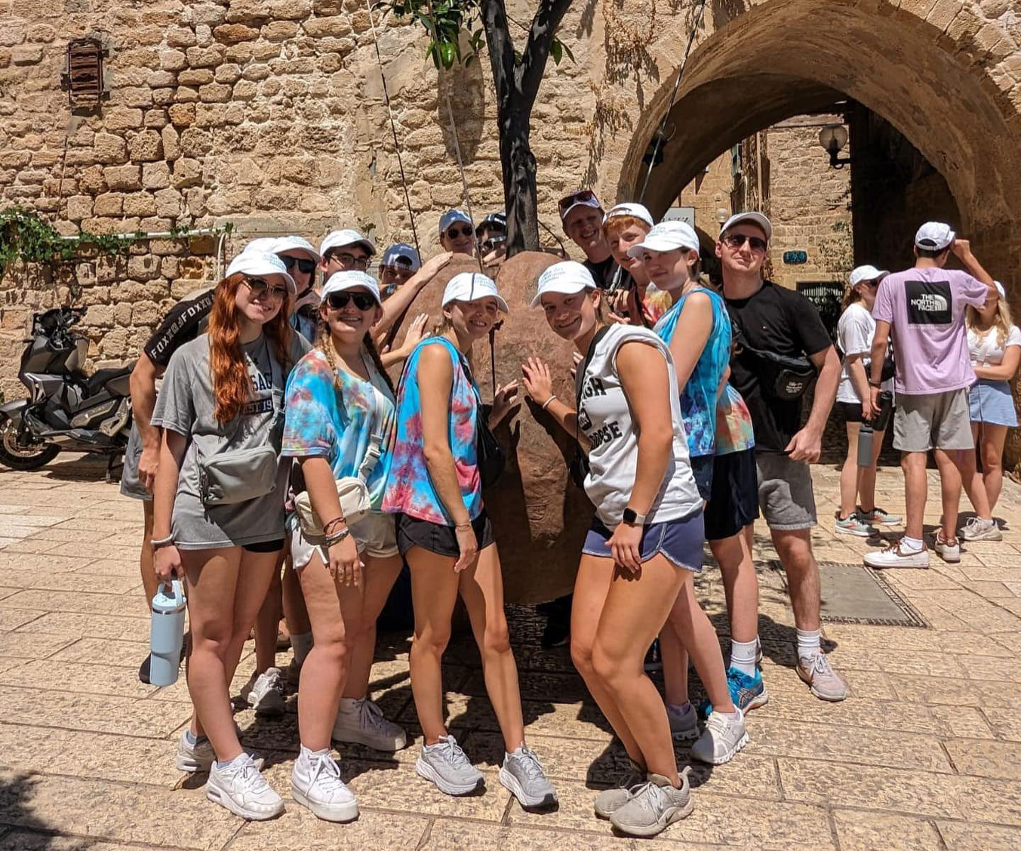 group of diller teens in israel